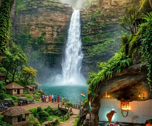 Jhojheshwar Mahadev Waterfall & Temple Ranthambore